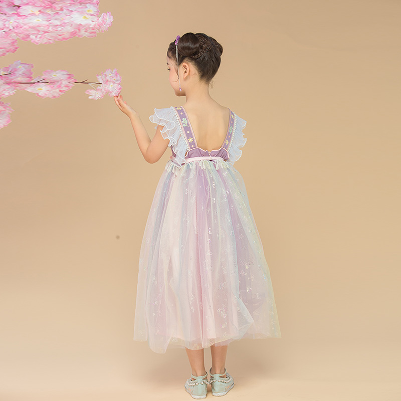 JS蒋硕&肩上云儿童汉服旗袍裙