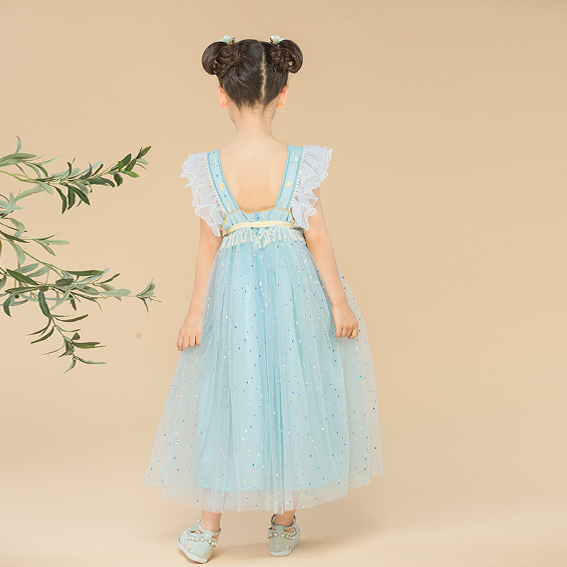 JS蒋硕&肩上云儿童汉服旗袍裙