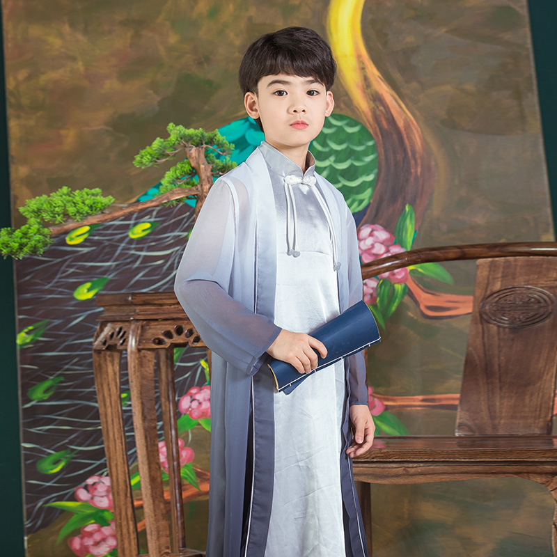 JS蒋硕&肩上云儿童汉服男童