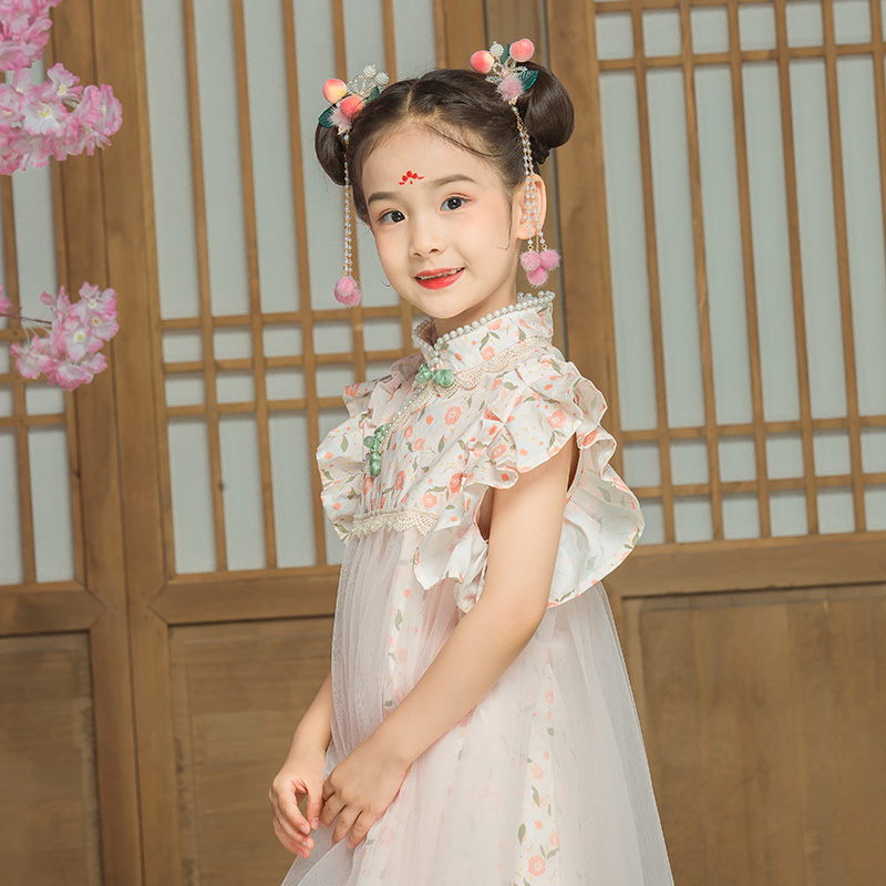 JS蒋硕&肩上云童汉服旗袍裙