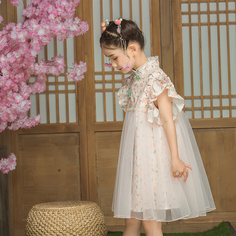 JS蒋硕&肩上云童汉服旗袍裙