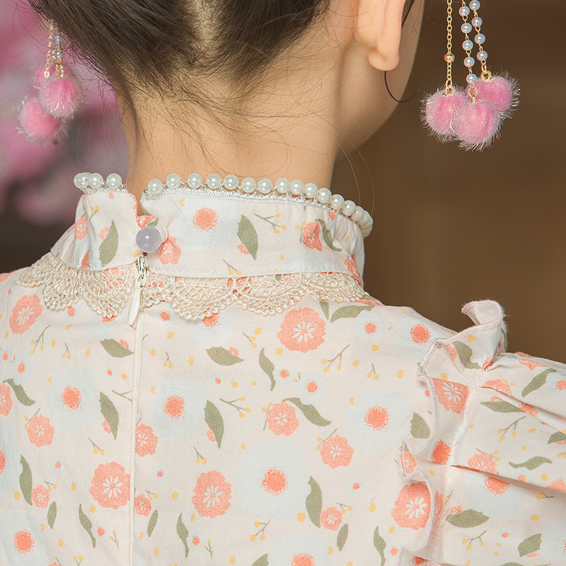 JS蒋硕&肩上云童汉服旗袍裙