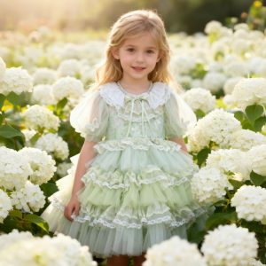 "Jian Shangyun 2025 New Traditional Chinese Style Evening Dress Series for Birthdays"肩上云2025新品国风礼服系列晚礼生日款 (浅绿短款)